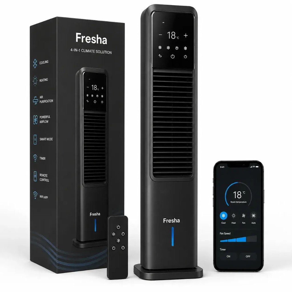 Fresha™ climatizzatore a colonna 4 in 1